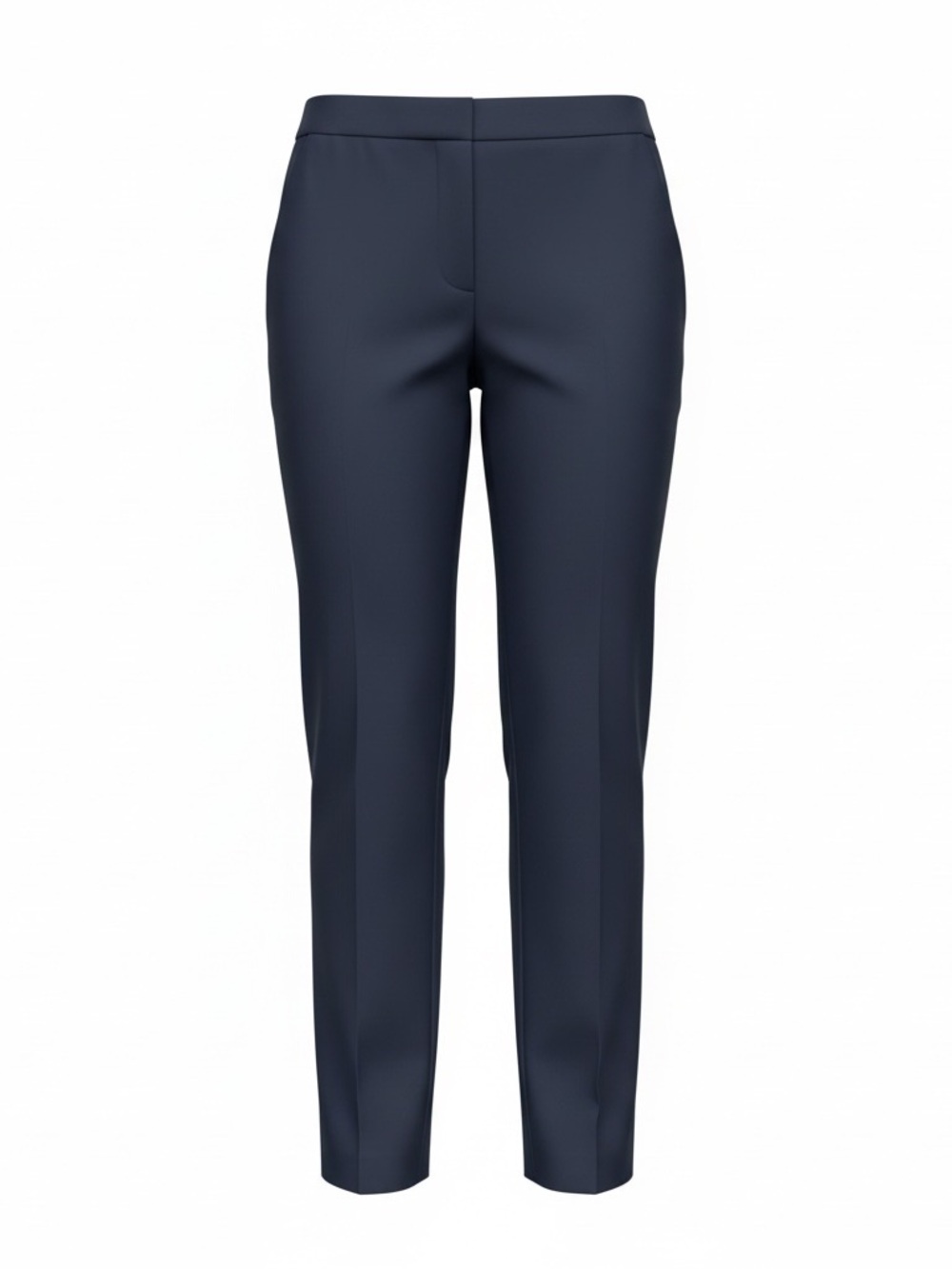 Alfani Dark Navy Straight-Leg Trousers